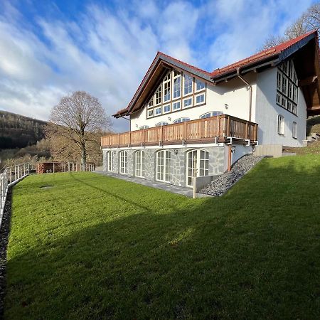 Ferienwohnung Blick Thyratal Stolberg i. Harz Exteriör bild