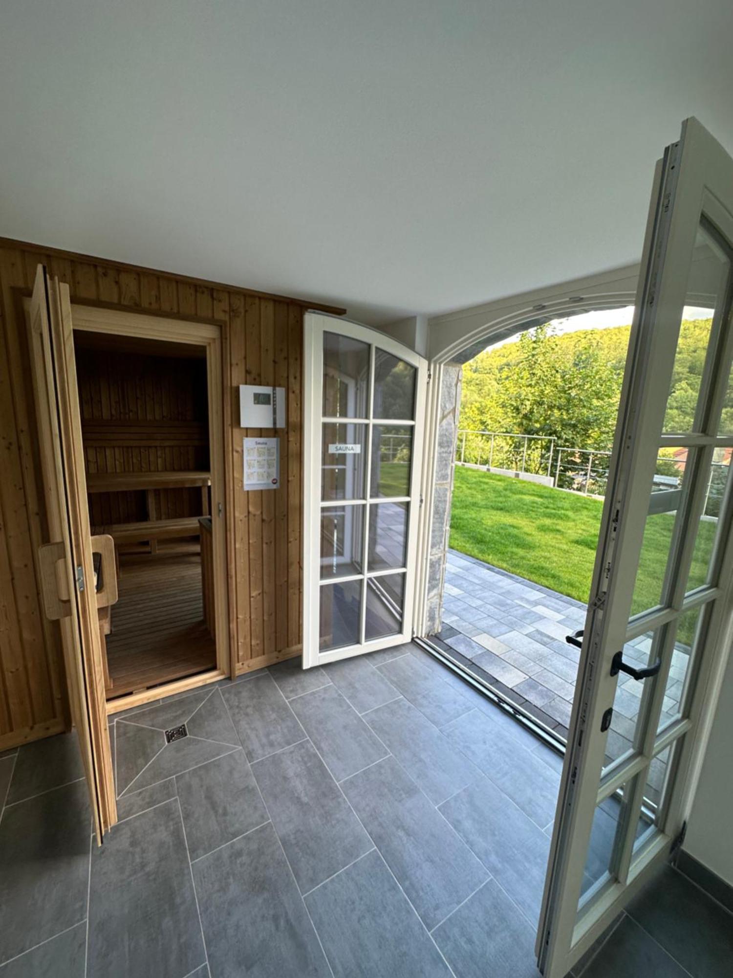 Ferienwohnung Blick Thyratal Stolberg i. Harz Exteriör bild